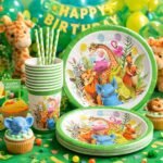 MY PARTY SUPPLIERS® Jungle Theme Birthday Party Disposable Tableware Set – 10 Pcs Plates & 10 Pcs Cups | Animal Theme Paper Plates & Paper Cups for Kids Birthday Party Decoration - Image 3