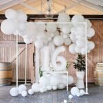 32 inch Large White 0 Number Foil Balloon, Number 0 Balloon 10th for Birthday, Anniversary and Party Decorations, White Number Foil Balloons Helium Balloons for Kids Party, Pack of 1 (available 0-9) - Image 3