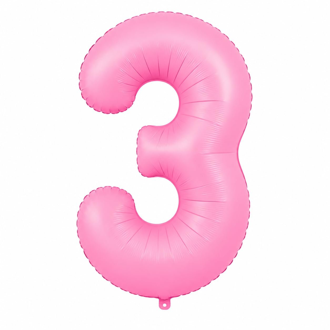514Sj5WXkoL._SL1254_ Number 3 Foil Balloon 40 Inch, Pink - Image 1