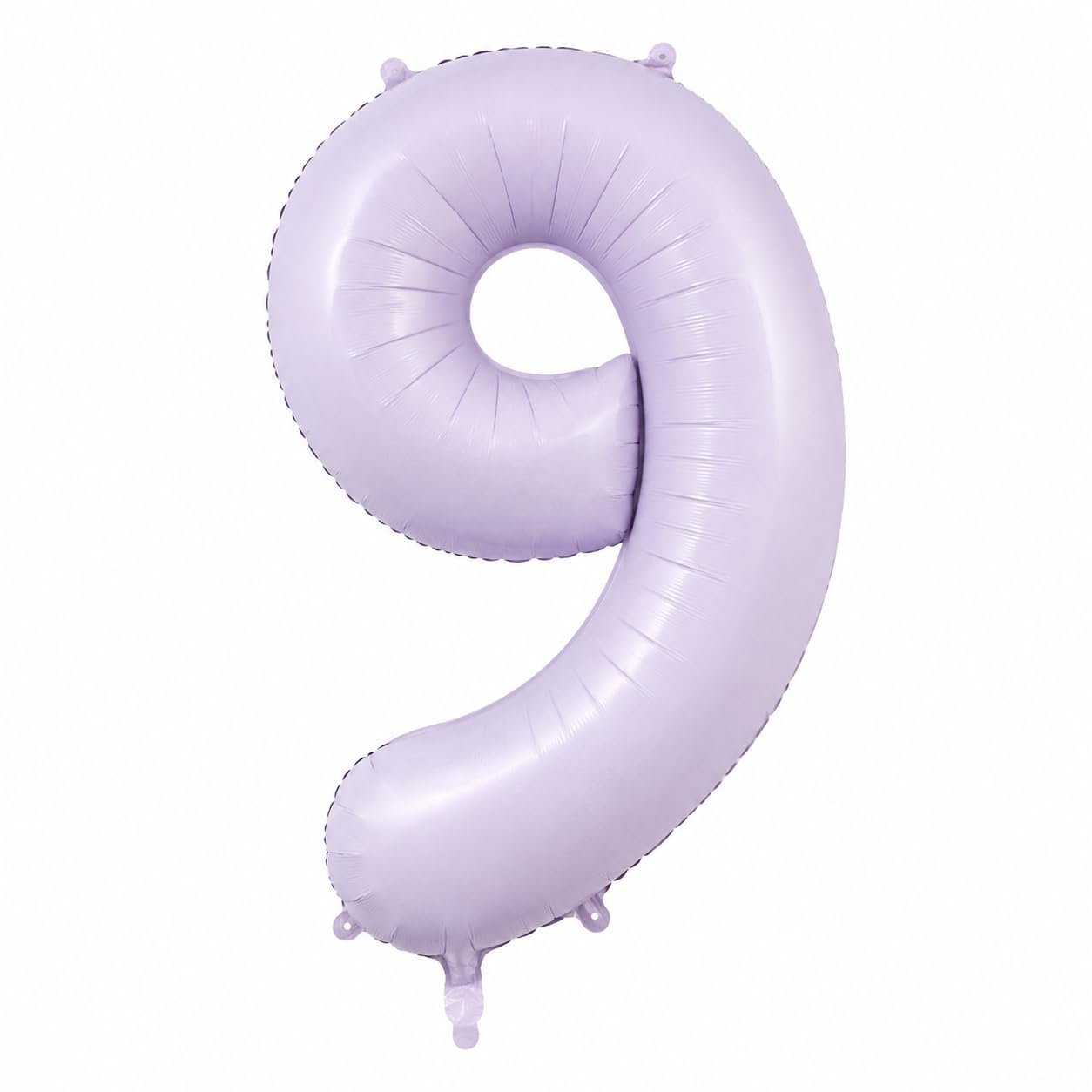 51LDsh0-QVL._SL1254_ Number 9 Foil Balloon 40 Inch, Lilac - Image 1