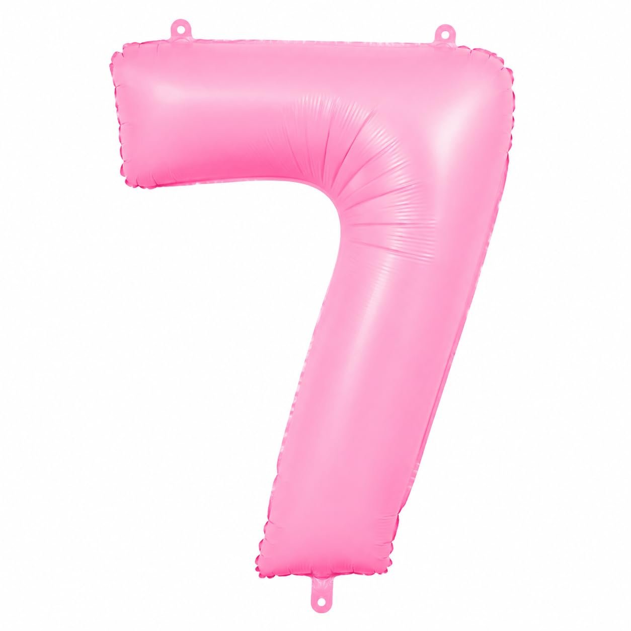 51Lm3YPxdVL._SL1254_ Number 7 Foil Balloon 40 Inch, Pink - Image 1