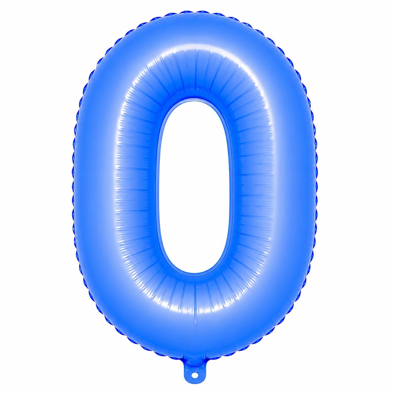61Hy-xT3dfL._SL1254_ Number 0 Foil Balloon 40 Inch, Lotus Blue - Image 1