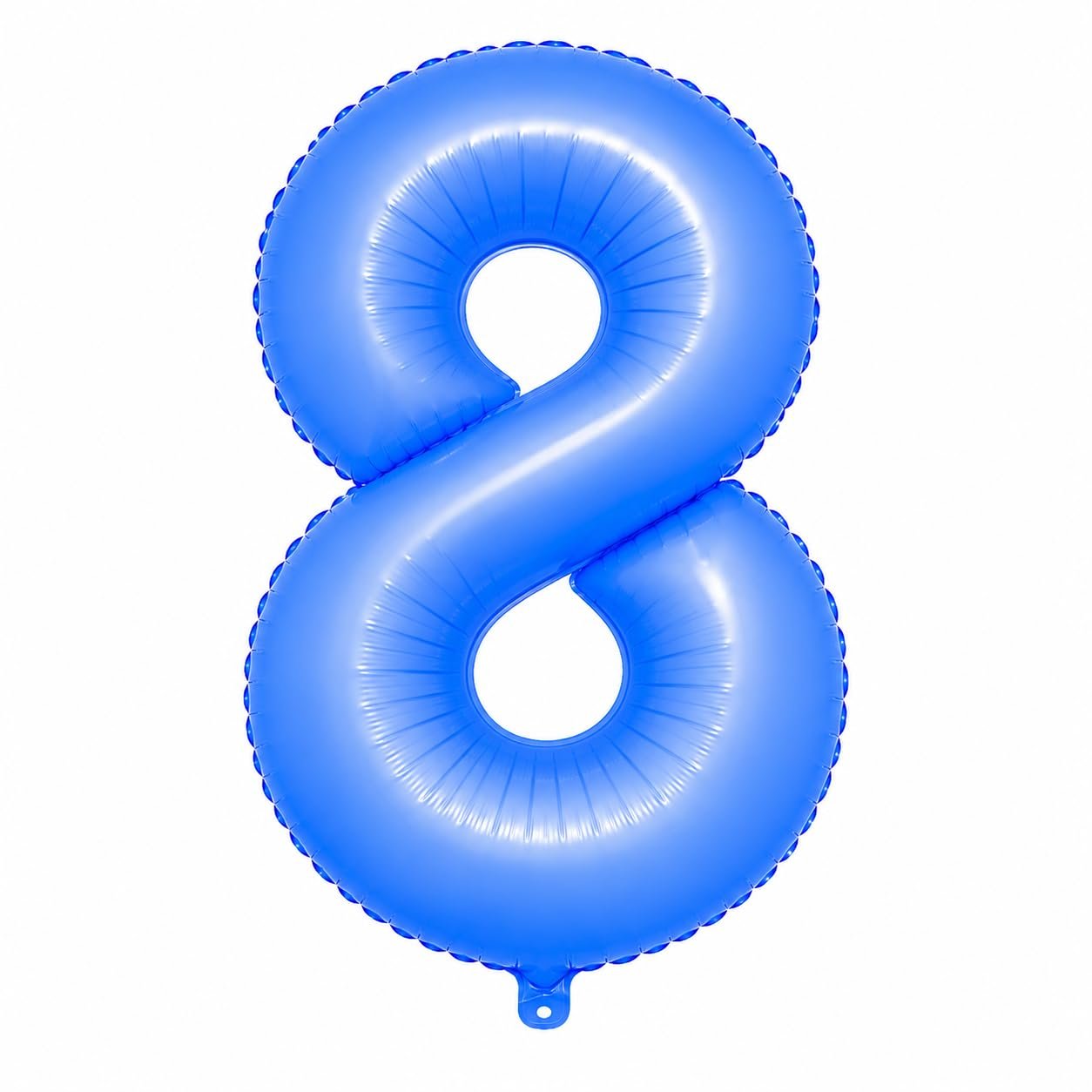 61QPBpZ9NQL._SL1254_ Number 8 Foil Balloon 40 Inch, Lotus Blue - Image 1
