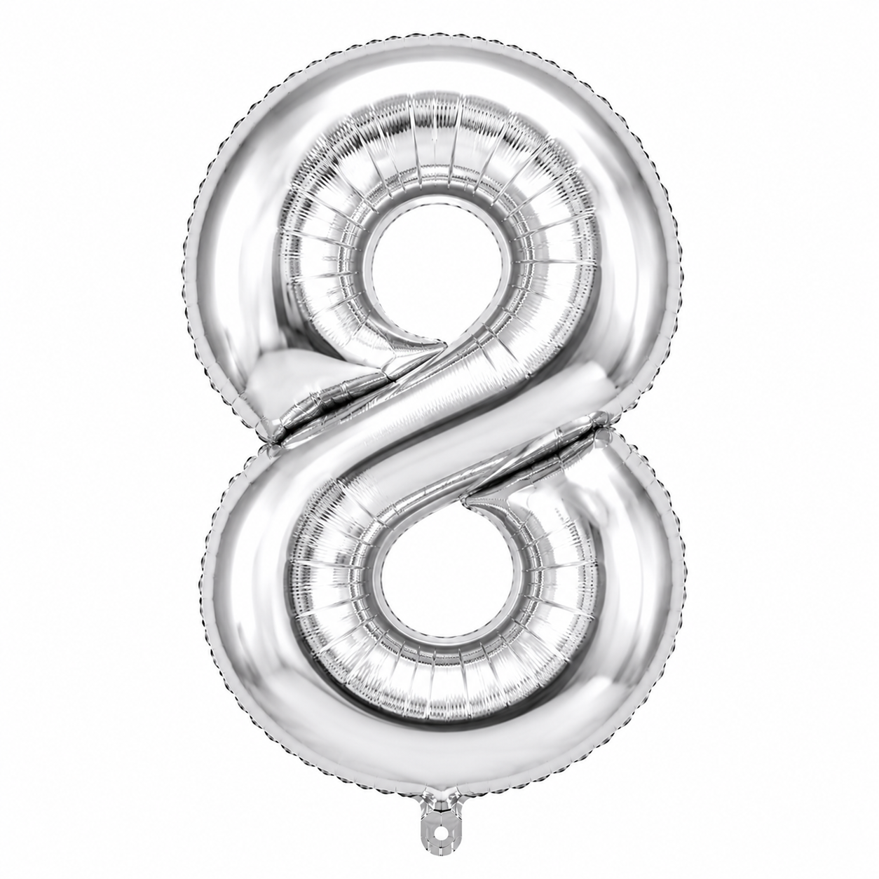 8-1 Silver Number 8 Foil Balloon 40 Inch | Large Metallic Number Eight Balloon for 8th Birthday, Anniversary, Kids Birthday Party Decoration, Photo Backdrop & Celebration Decor - Image 1