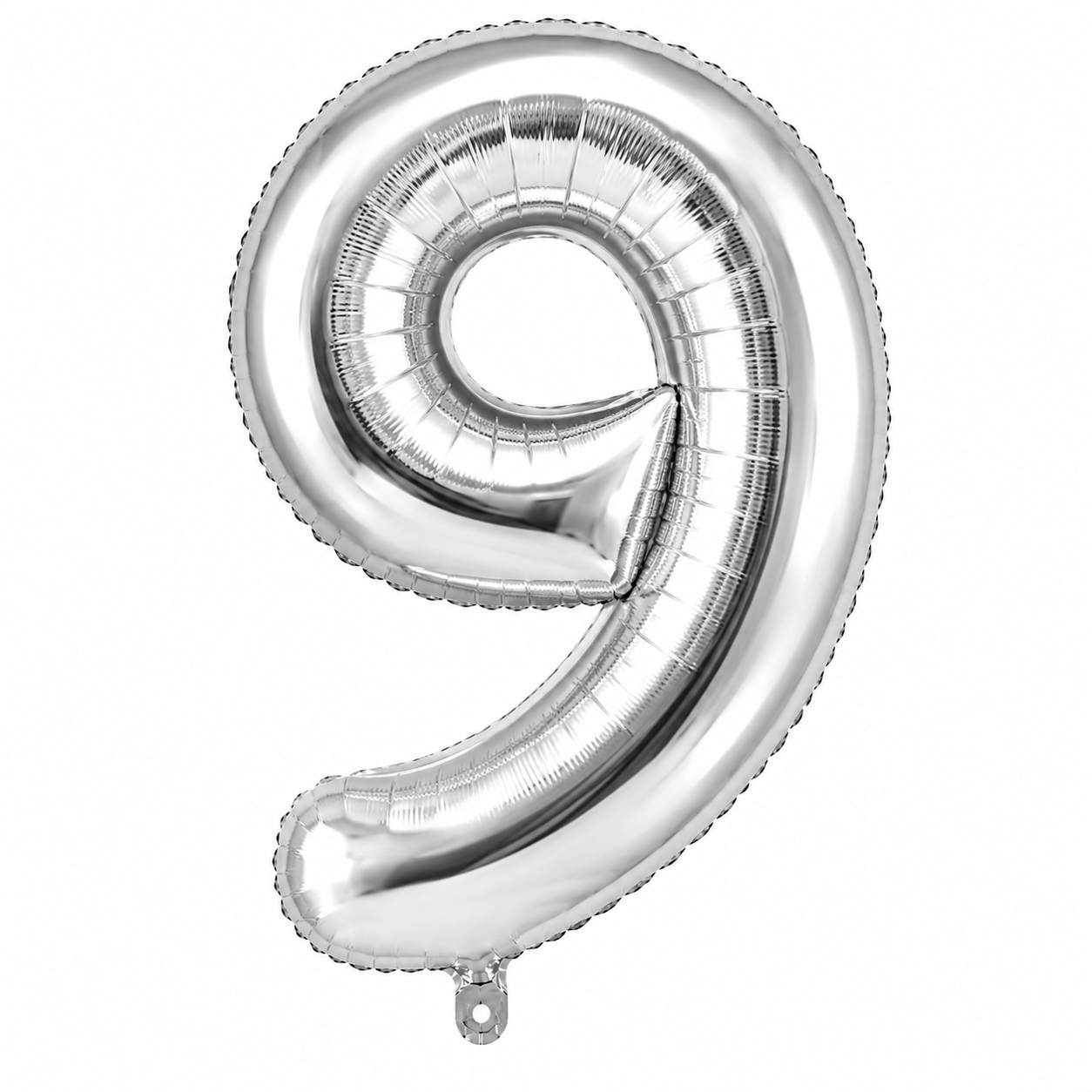 9-3 Silver Number 9 Foil Balloon 40 Inch | Large Metallic Number Nine Balloon for 9th Birthday, Anniversary, Kids Birthday Party Decoration, Photo Backdrop & Celebration Decor - Image 1